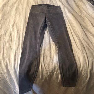 Lululemon Acid Wash Gray Wonderunder size 6